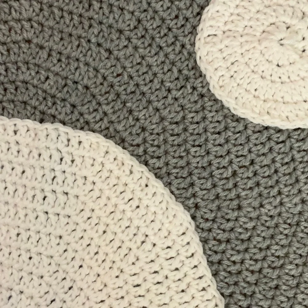 handmade crochet dog bed